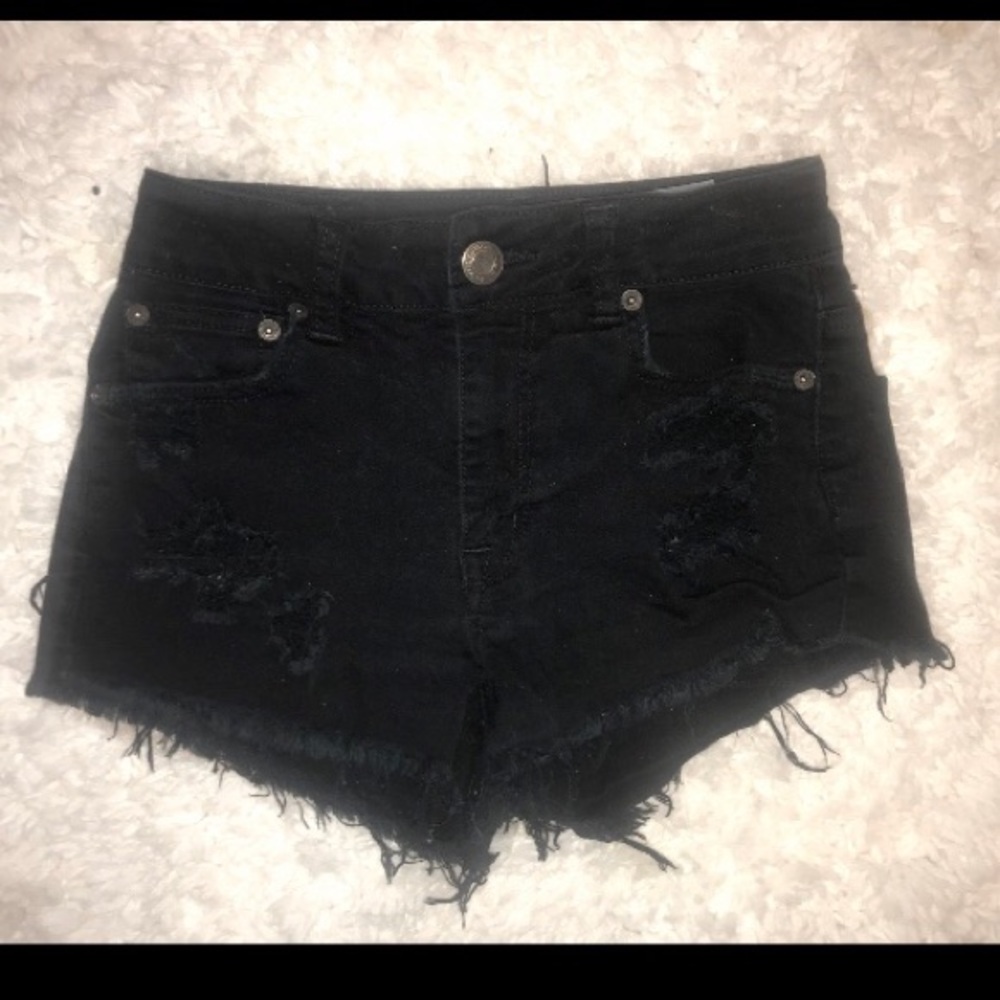 American eagle distressed shorts